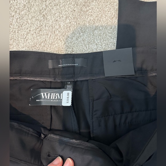 WHBM Black bootcut Ines Slacks - Picture 2 of 8